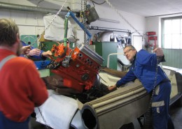 Ford Thunderbird - Montage Motor und Getriebe - 003