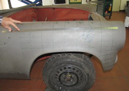 Ford Thunderbird - Prüfen der Symmetrie - Kotflügel links zu rechts - 002