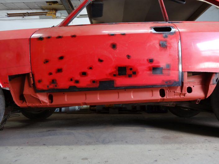 Alfa Romeo GT 1300 Junior – A- + B-Säule repariert – 001