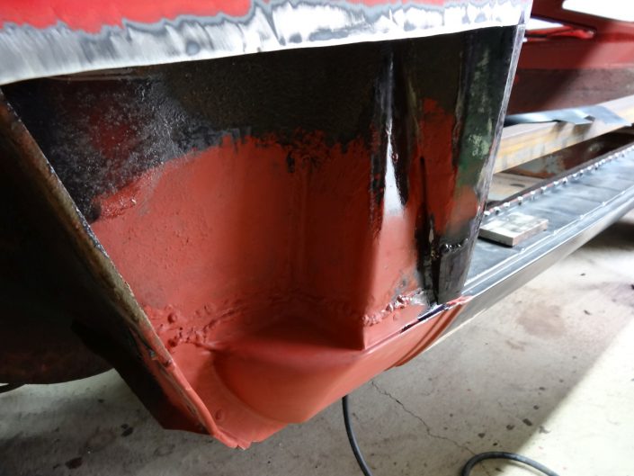 Alfa Romeo GT 1300 Junior – Ersatz Kotflügelunterseite vorne – 001