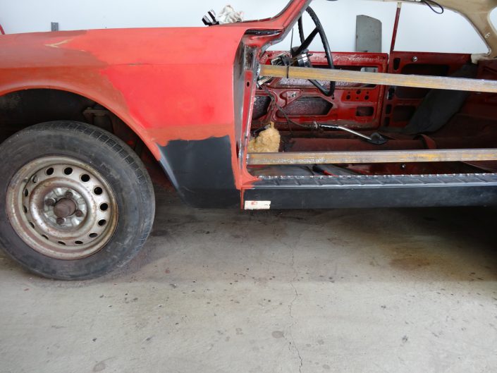 Alfa Romeo GT 1300 Junior – Ersatz Kotflügelunterseite vorne – 002