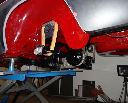 Alfa Romeo Junior - Überarbeiten und Montieren der Hinterachse - 019