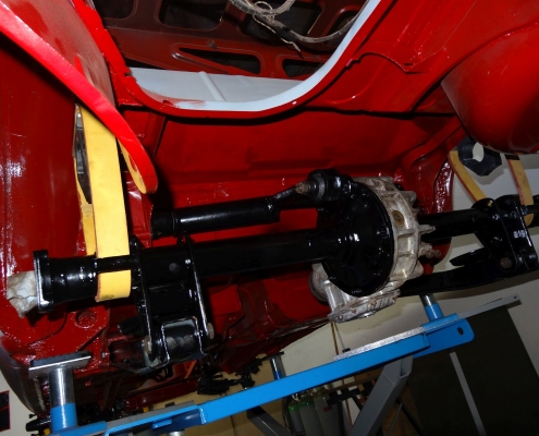 Alfa Romeo Junior - Überarbeiten und Montieren der Hinterachse - 020