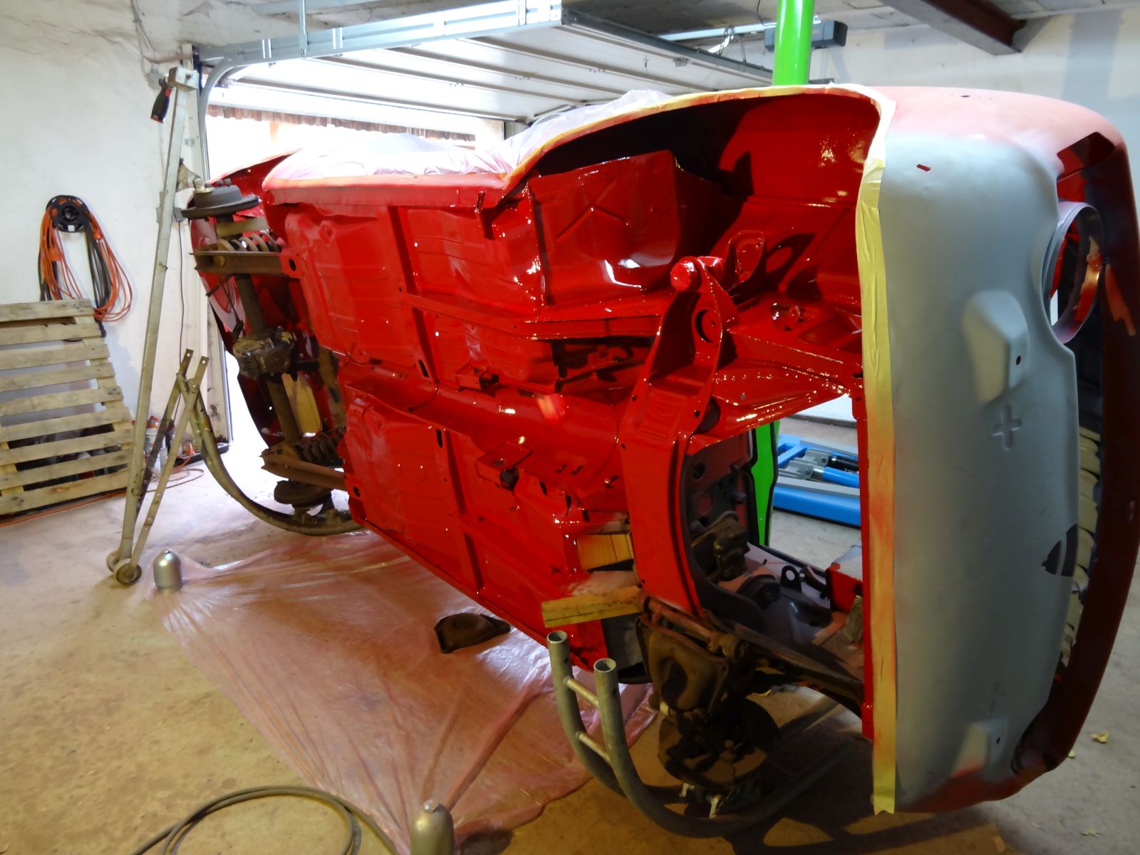 Alfa Romeo1300-Vorderachse und Unterboden-008