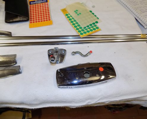 MB 190SL - Durchsprache der Chromteile - 009