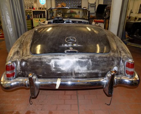 MB 190SL - Durchsprache der Chromteile - 014