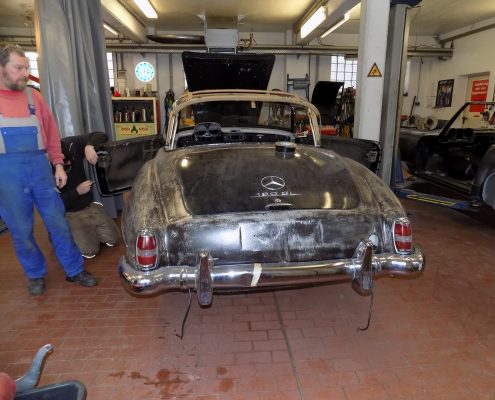MB 190SL - Durchsprache der Karosserie - 003