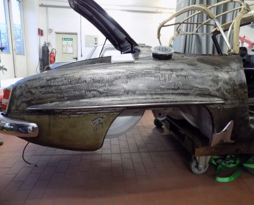 MB 190SL - Durchsprache der Karosserie - 004