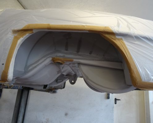 190 SL - Lackvorbereitung + Lack 002