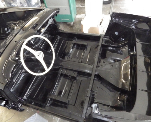 MB 190SL - Einbau des Kabelbaumes - 003