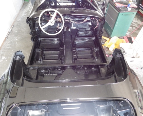 MB 190SL - Einkleben der Dämmatten - 001