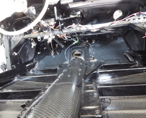 MB 190SL - Einkleben der Dämmatten - 005