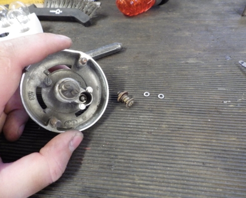 MB 190SL - Endmontage Beleuchtung - 006