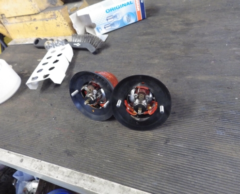 MB 190SL - Endmontage Beleuchtung - 007