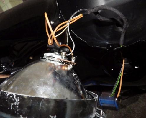 MB 190SL - Endmontage Beleuchtung - 009