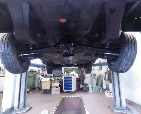 MB 190SL - Hinterachse Endmontage - 001