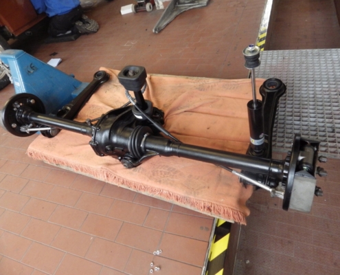 MB 190SL - Hinterachse Endmontage - 001