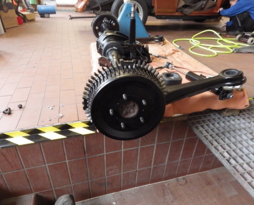 MB 190SL - Hinterachse Endmontage - 002