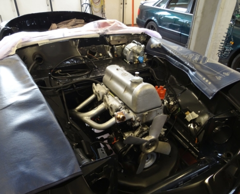 MB 190SL - Motor eigebaut - 001