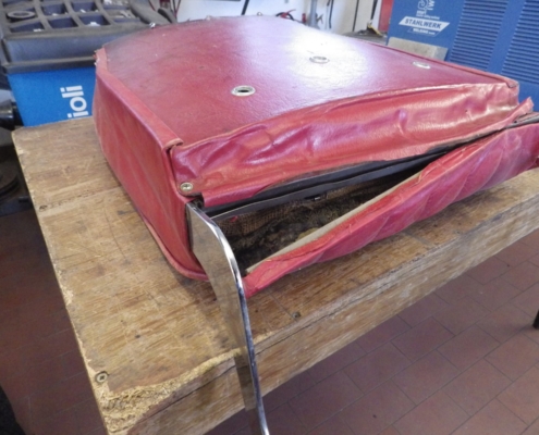 MB 190SL - Sitzstrukturen überholen - 003