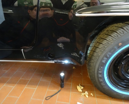 MB 190SL - Zierchrom außen - 003