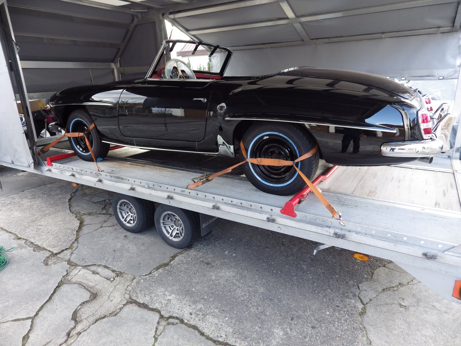 MB 190SL - auf dem Weg zum Sattler - 001