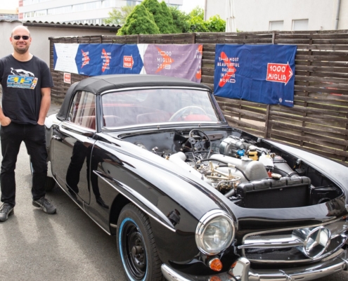 MB 190SL - der Sattler ist fertig - 001