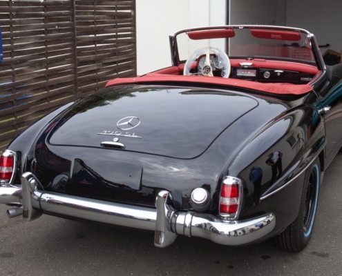 MB 190SL - der Sattler ist fertig - 008