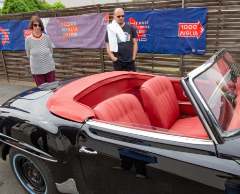 MB 190SL - der Sattler ist fertig - 009