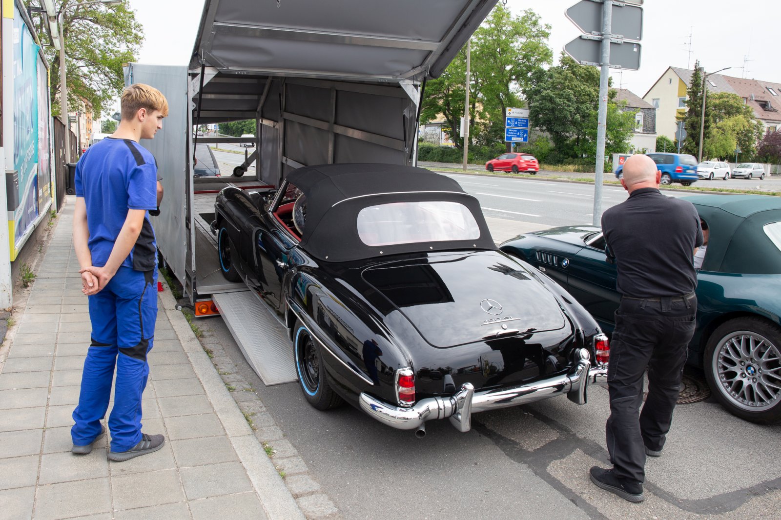 MB 190SL - der Sattler ist fertig - 011