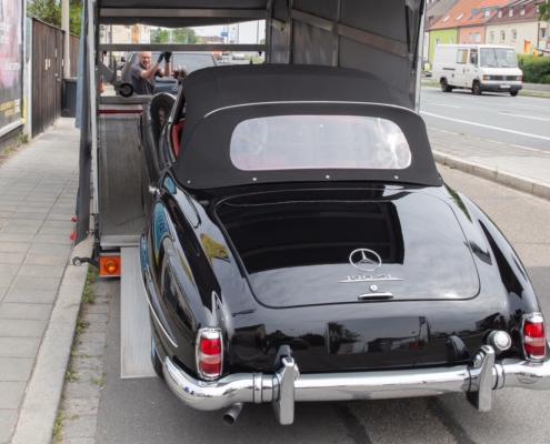 MB 190SL - der Sattler ist fertig - 012