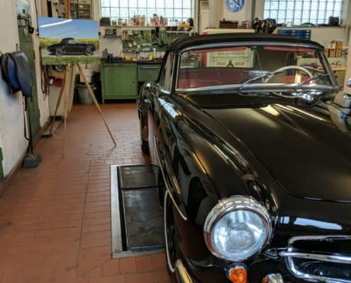 MB 190SL - finale Übergabe an Kunden - 001