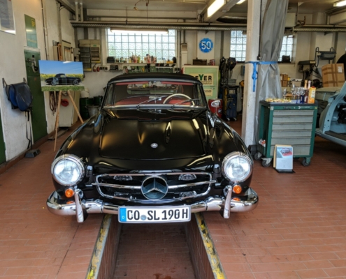 MB 190SL - finale Übergabe an Kunden - 005