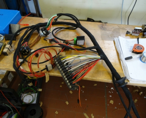 MB W111 - Kabelbaumnachbau - 004