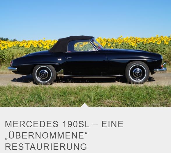MB 190SL Abgebrochen