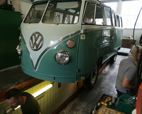 VW T1 Samba - Der Bus das ersta Mal auf eigener Achse - 004