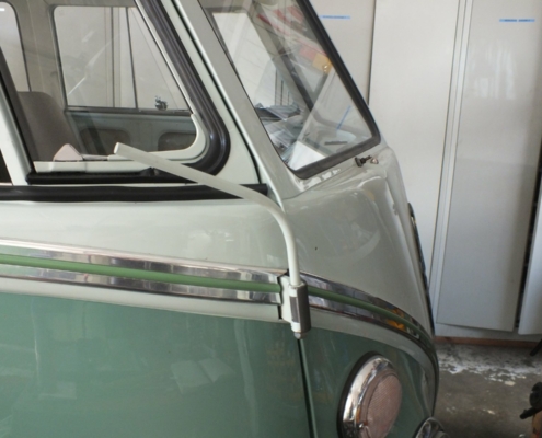 VW T1 Samba - Endmontage Spiegel - 001