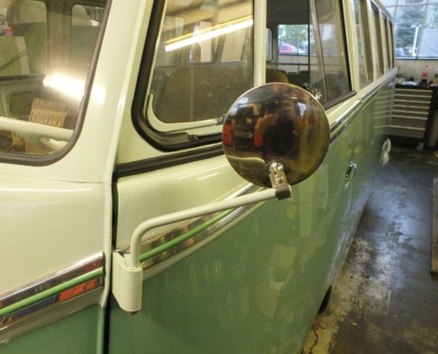 VW T1 Samba - Endmontage Spiegel - 004
