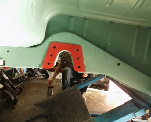 VW T1 Samba - Nacharbeit an der Karosserie - 001