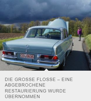 MB W111 - Große Flosse-abgebrochene Restaurierung