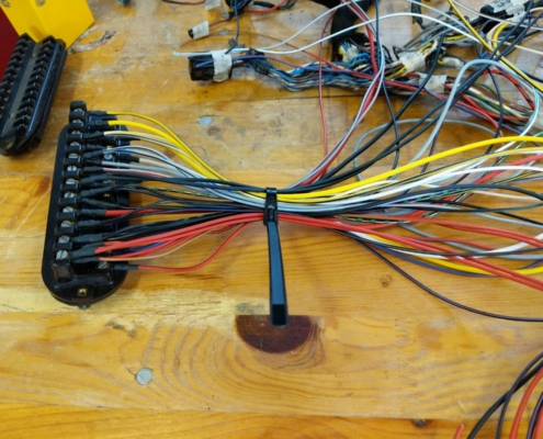 MB W111-Bau des Kabelbaums 003