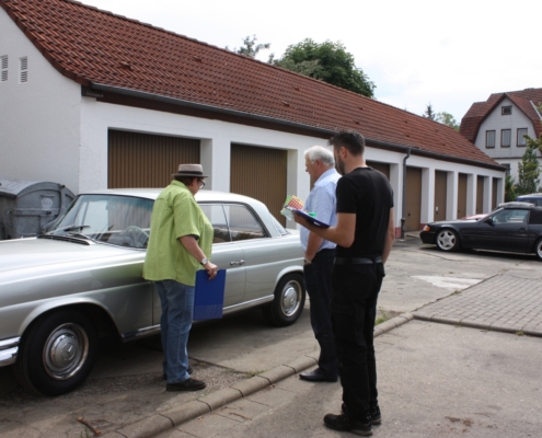 MB W111 Cabrio - Karosserieabnahme mit dem Kunden - 016