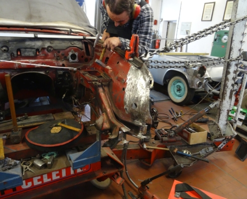 MB W111 Cabrio - Karosseriearbeiten - 017