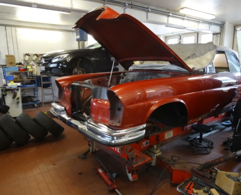MB W111 Cabrio - Karosseriearbeiten - 036