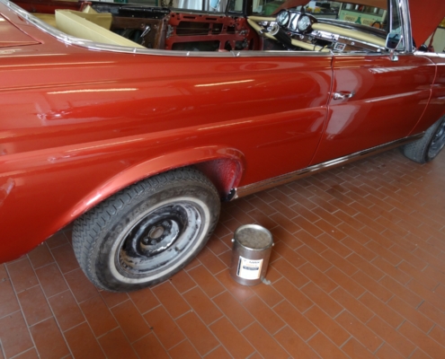 MB W111 Cabrio - Rostschutz Endmontagebegleitend - 005