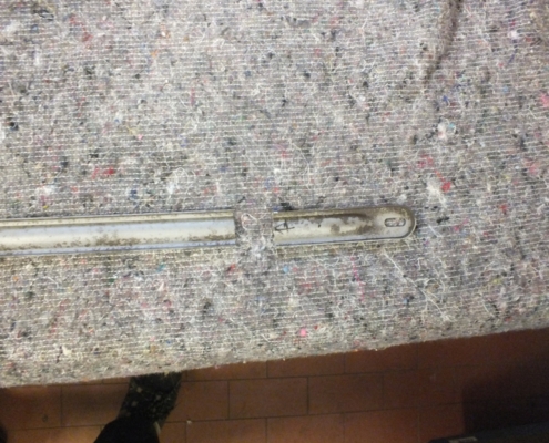MB C111 - Überarbeiten Strebe Frontschürze - 003